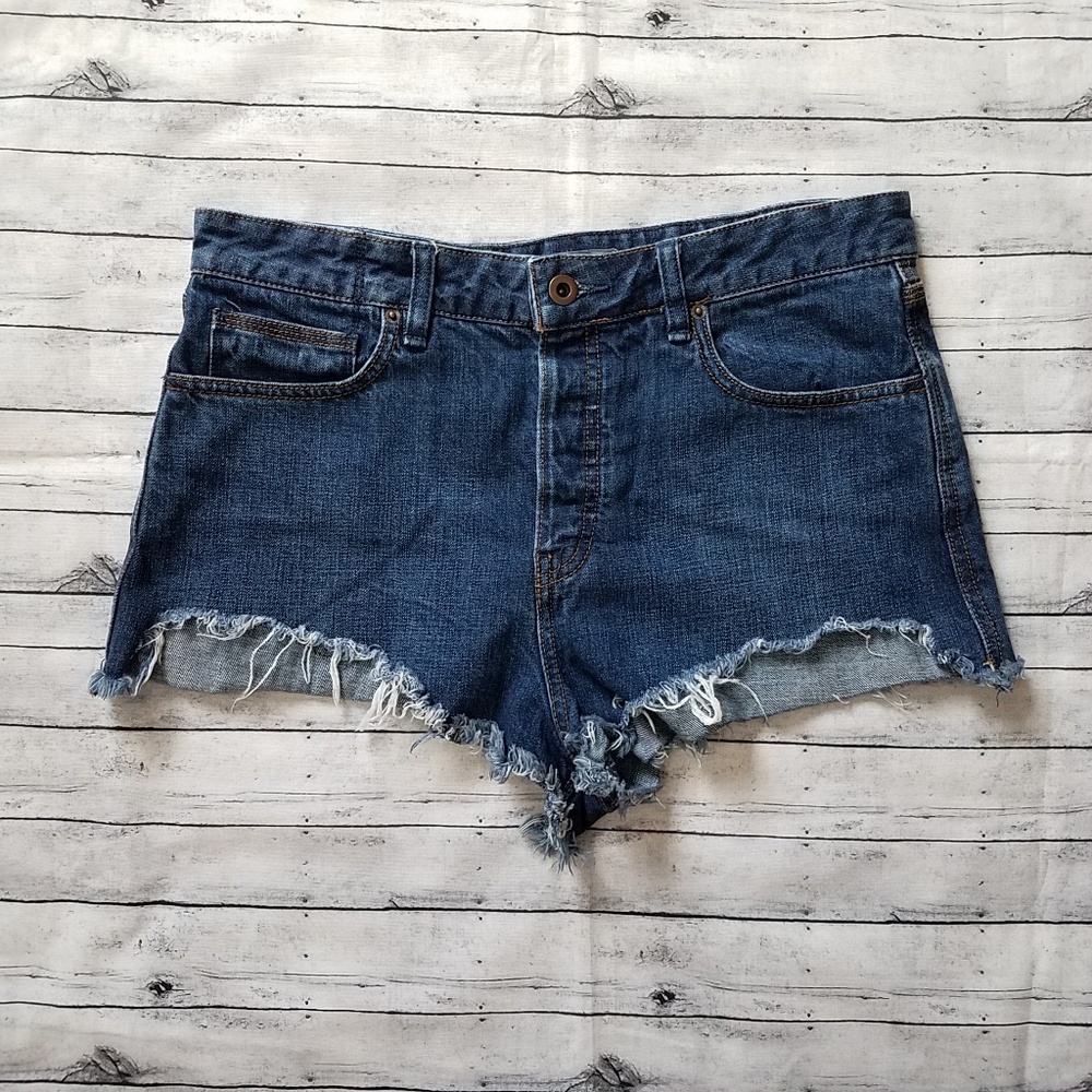Free People | denim shorts, cut off, size …